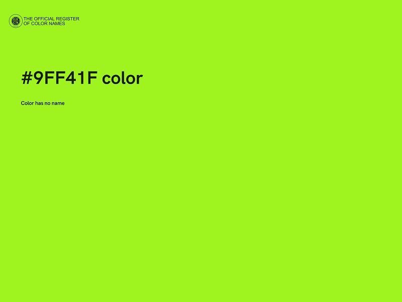 #9FF41F color image