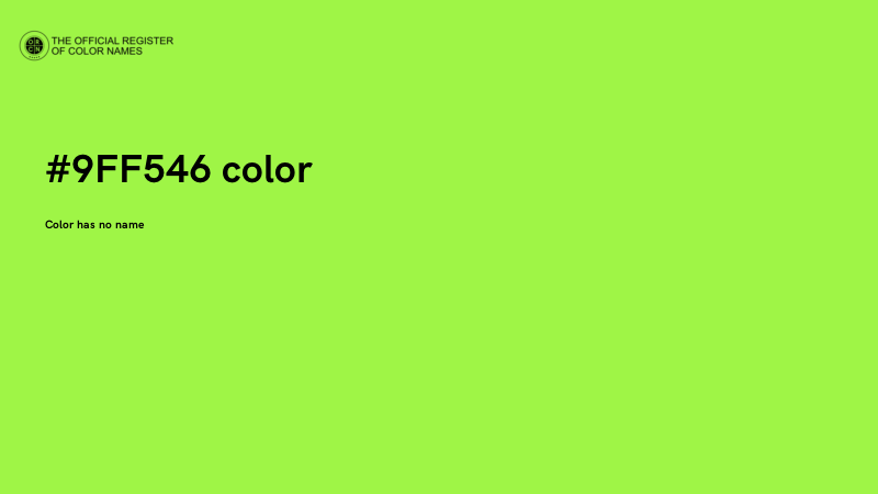 #9FF546 color image