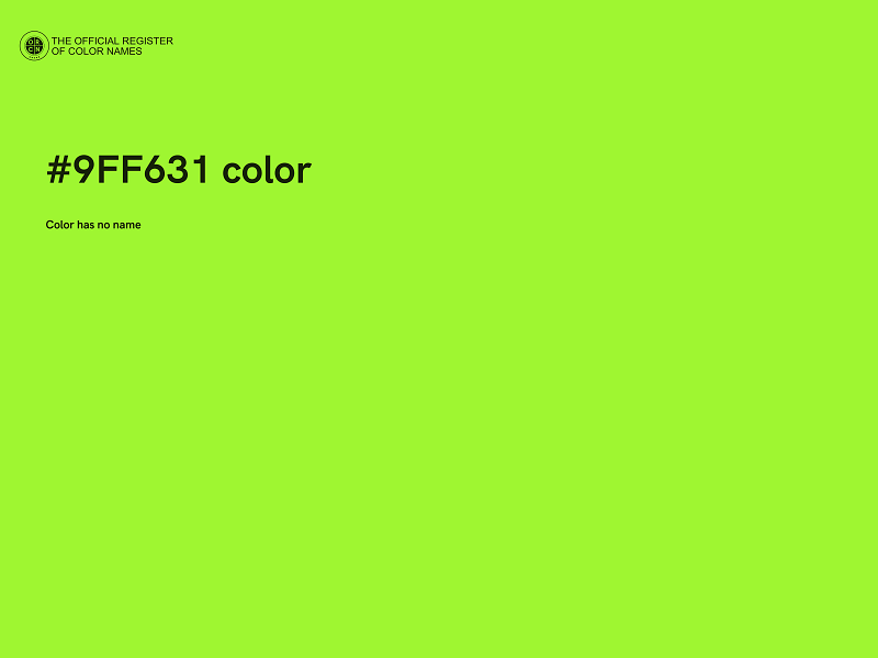 #9FF631 color image
