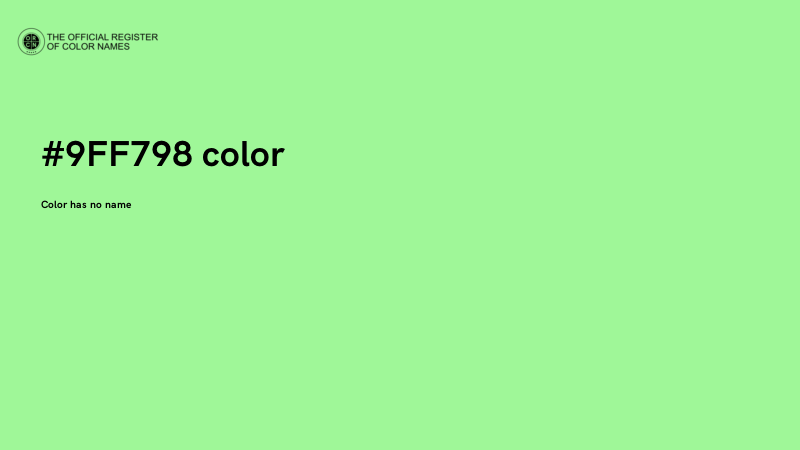 #9FF798 color image