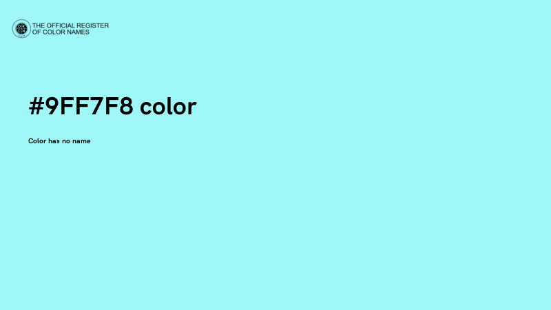 #9FF7F8 color image