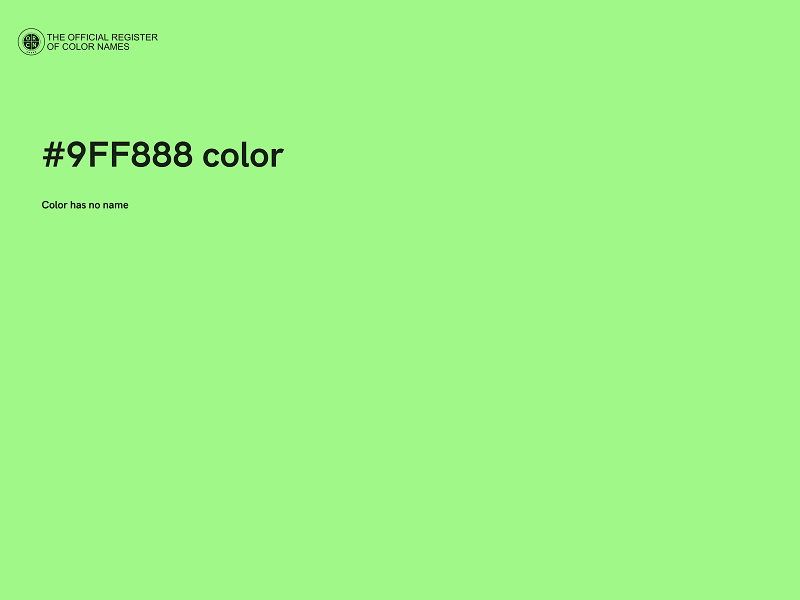 #9FF888 color image