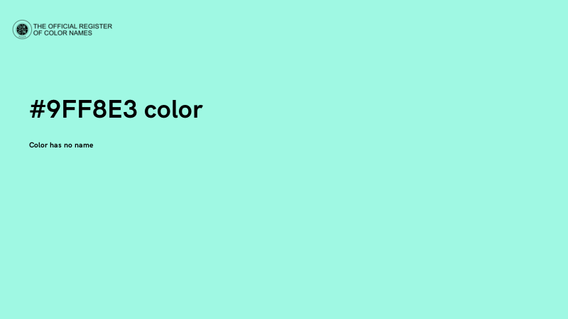 #9FF8E3 color image