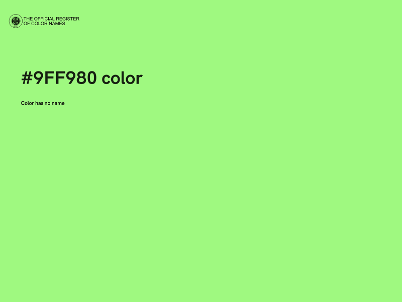 #9FF980 color image