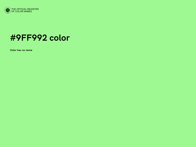 #9FF992 color image