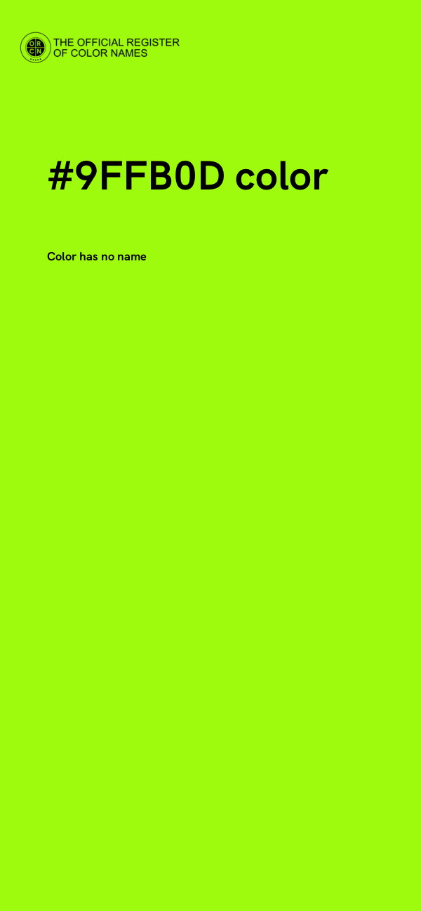 #9FFB0D color image