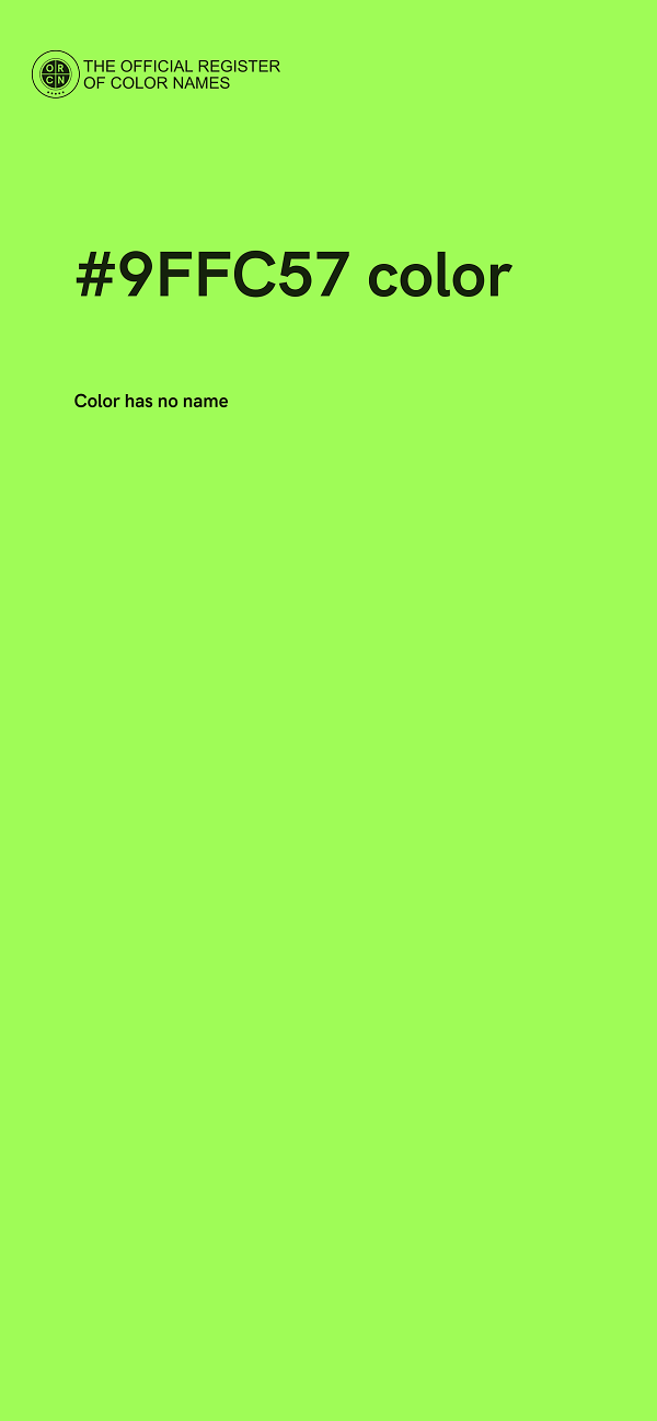 #9FFC57 color image