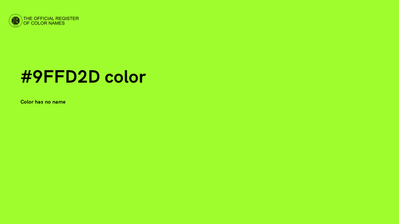 #9FFD2D color image
