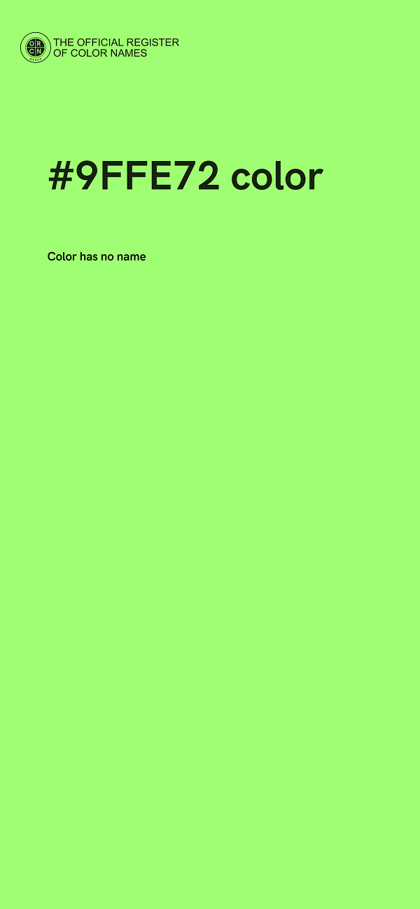 #9FFE72 color image