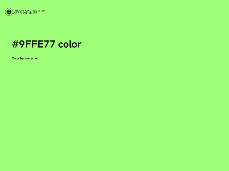 #9FFE77 color image