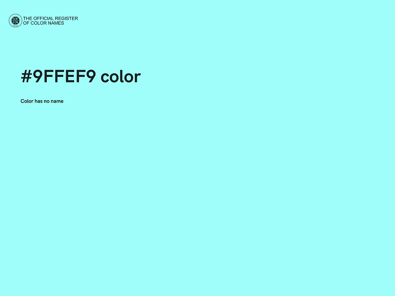 #9FFEF9 color image