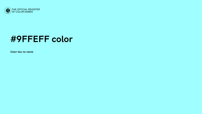 #9FFEFF color image