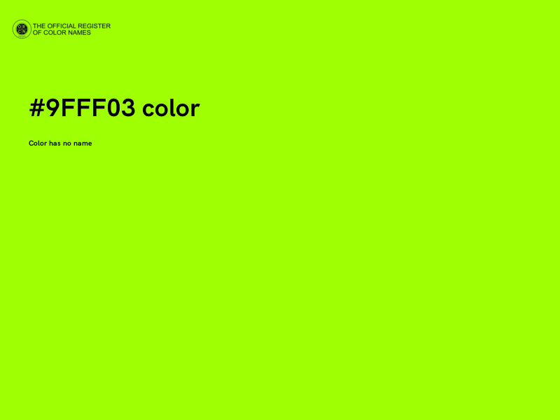#9FFF03 color image