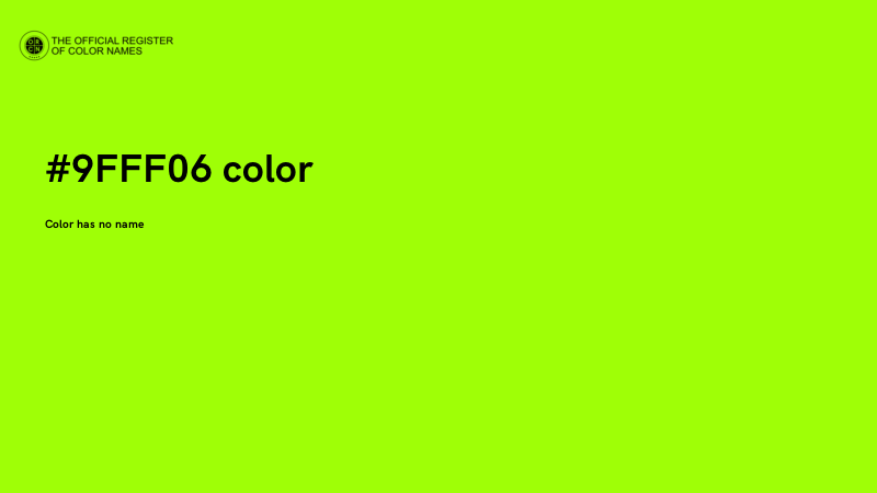 #9FFF06 color image