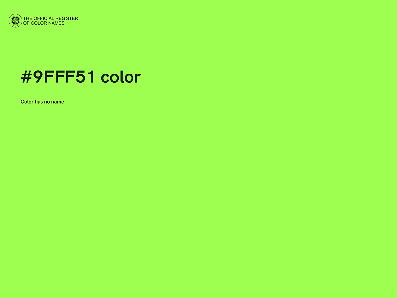 #9FFF51 color image