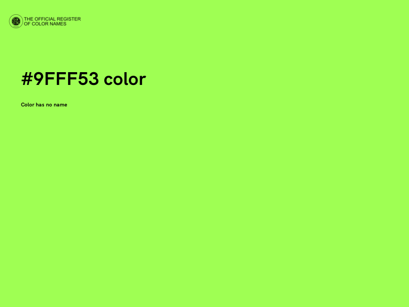 #9FFF53 color image
