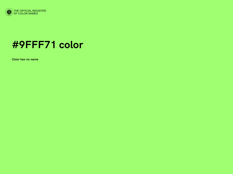 #9FFF71 color image