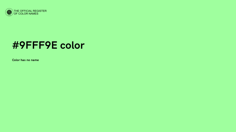 #9FFF9E color image