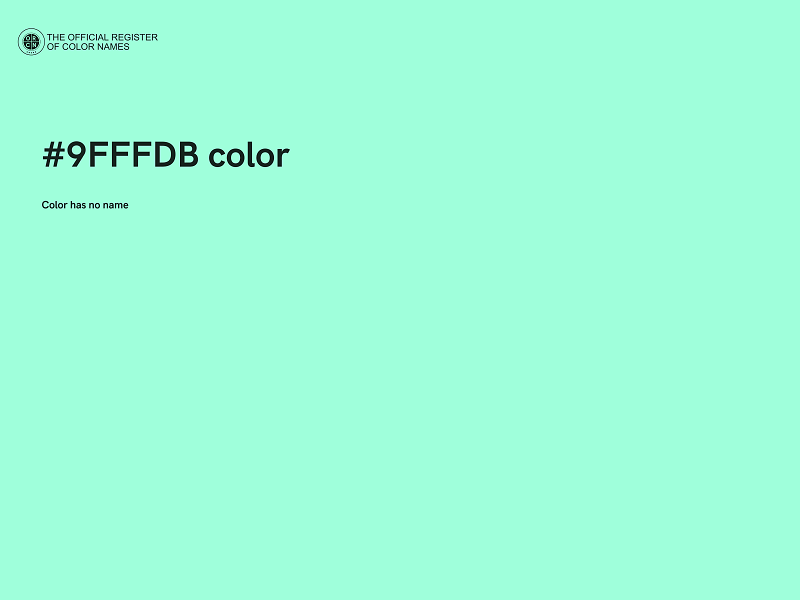 #9FFFDB color image