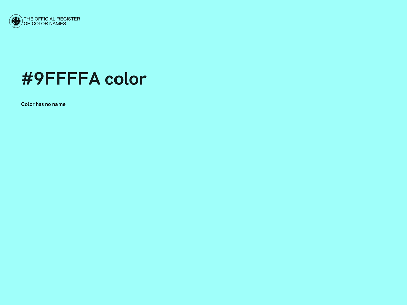 #9FFFFA color image