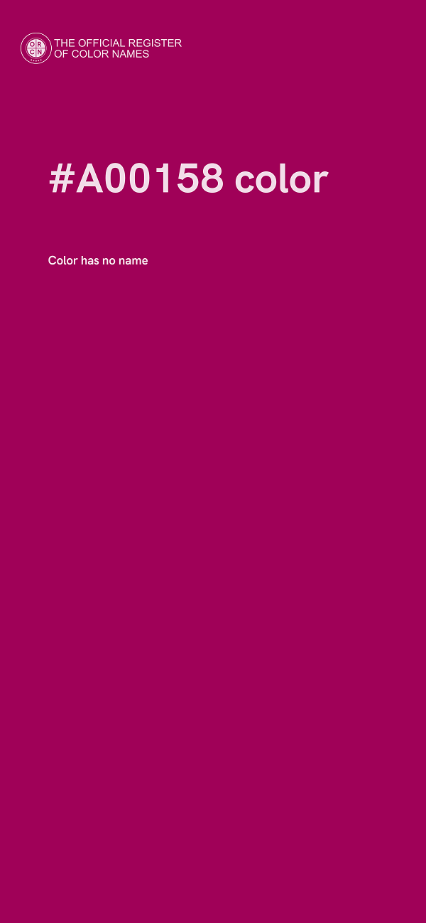 #A00158 color image