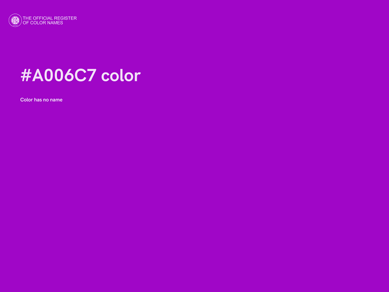 #A006C7 color image