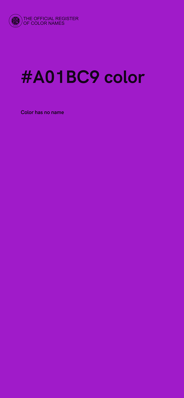 #A01BC9 color image