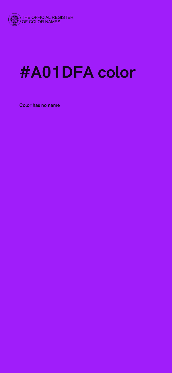 #A01DFA color image
