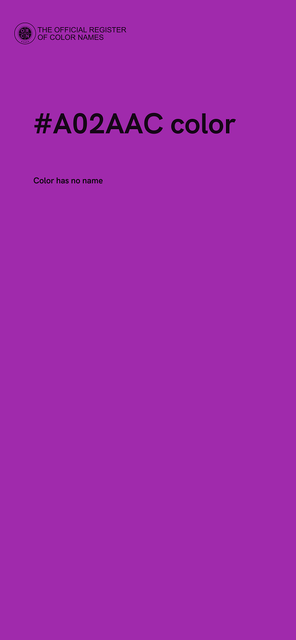 #A02AAC color image