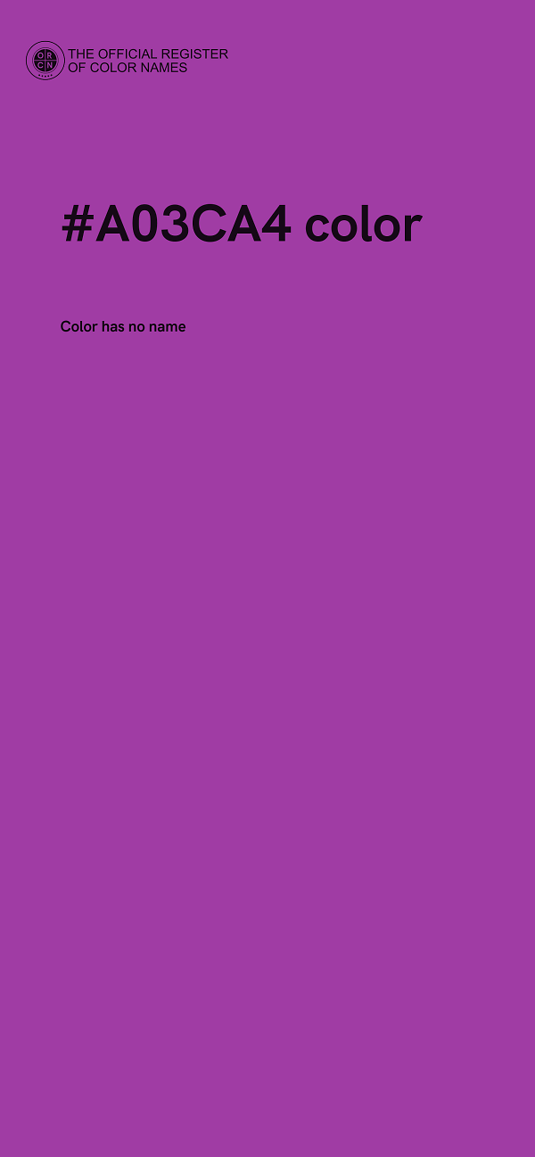#A03CA4 color image