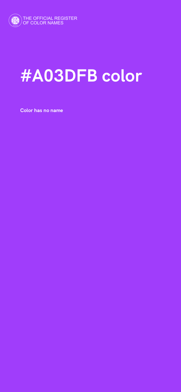 #A03DFB color image