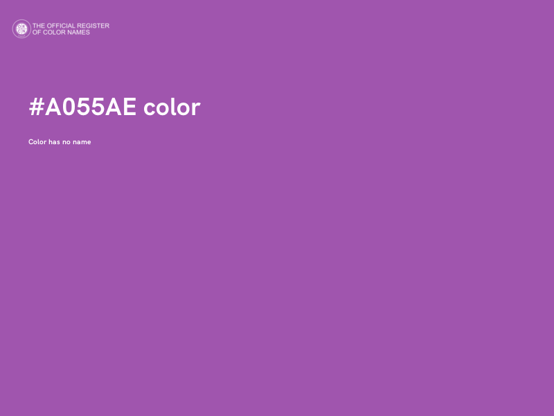 #A055AE color image