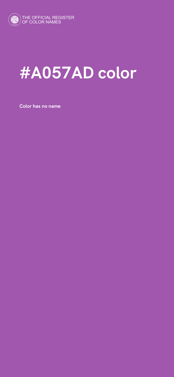 #A057AD color image