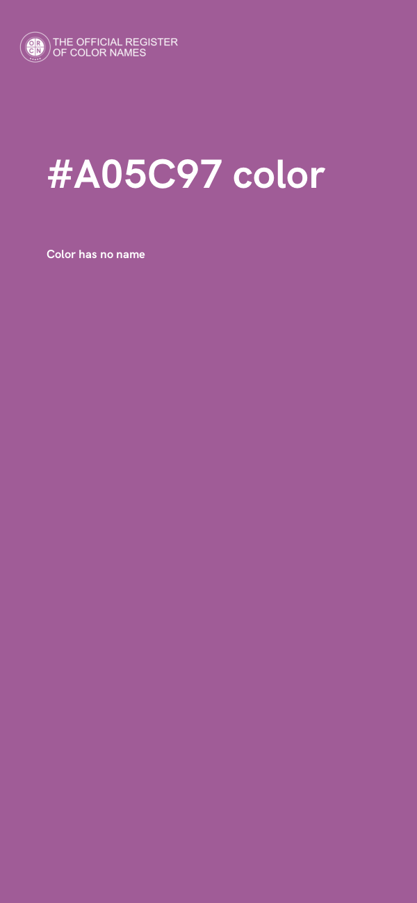 #A05C97 color image