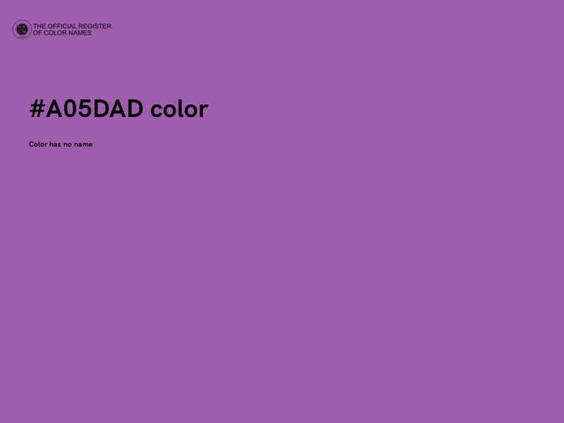#A05DAD color image