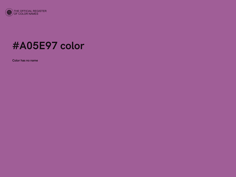 #A05E97 color image