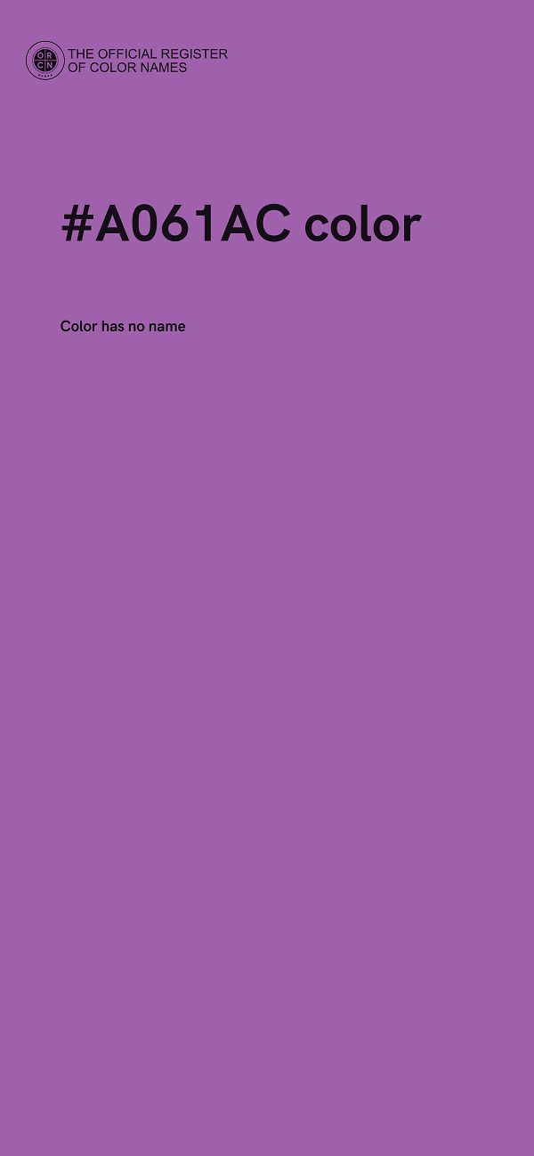 #A061AC color image