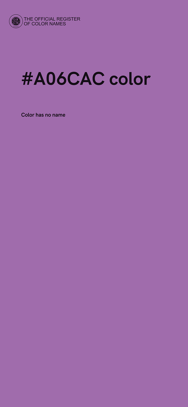 #A06CAC color image
