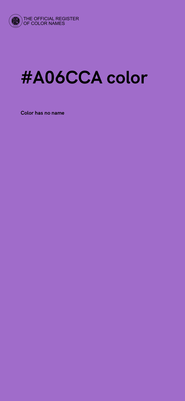 #A06CCA color image