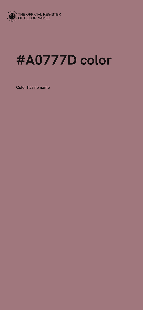 #A0777D color image