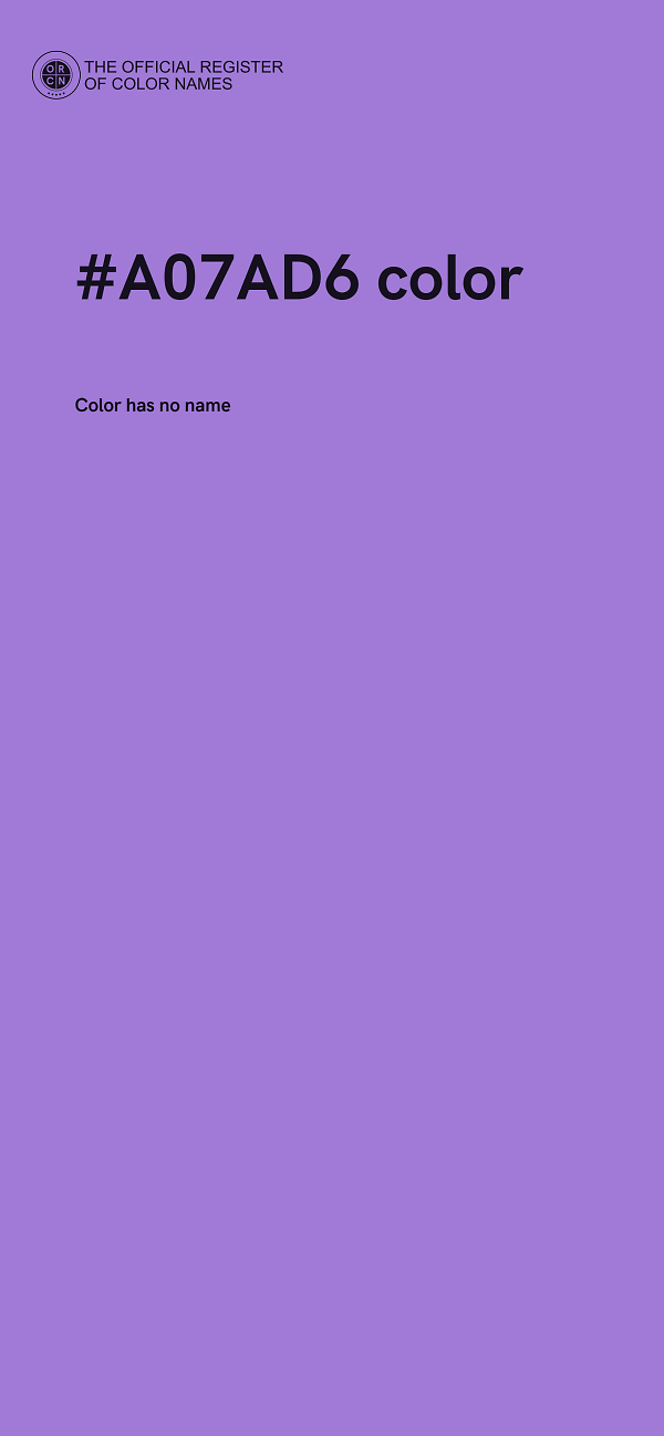 #A07AD6 color image