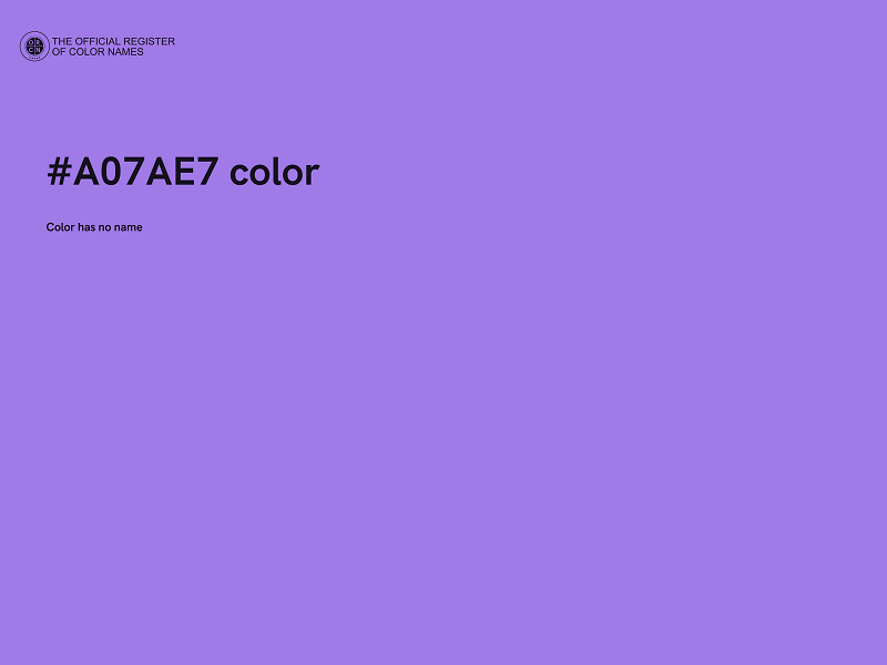 #A07AE7 color image