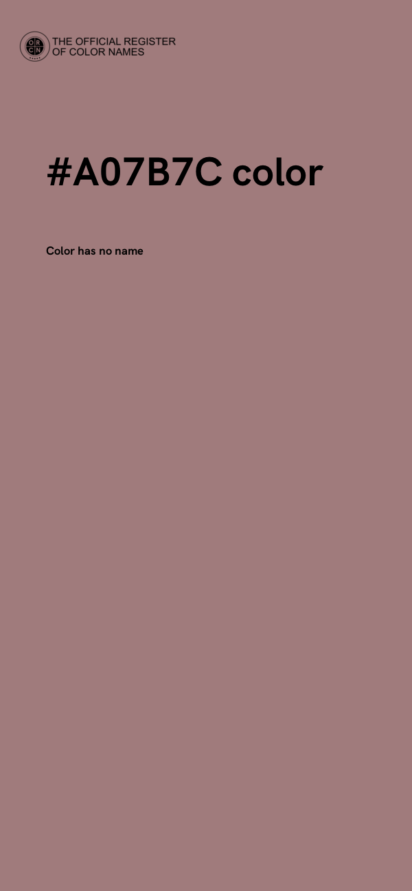 #A07B7C color image
