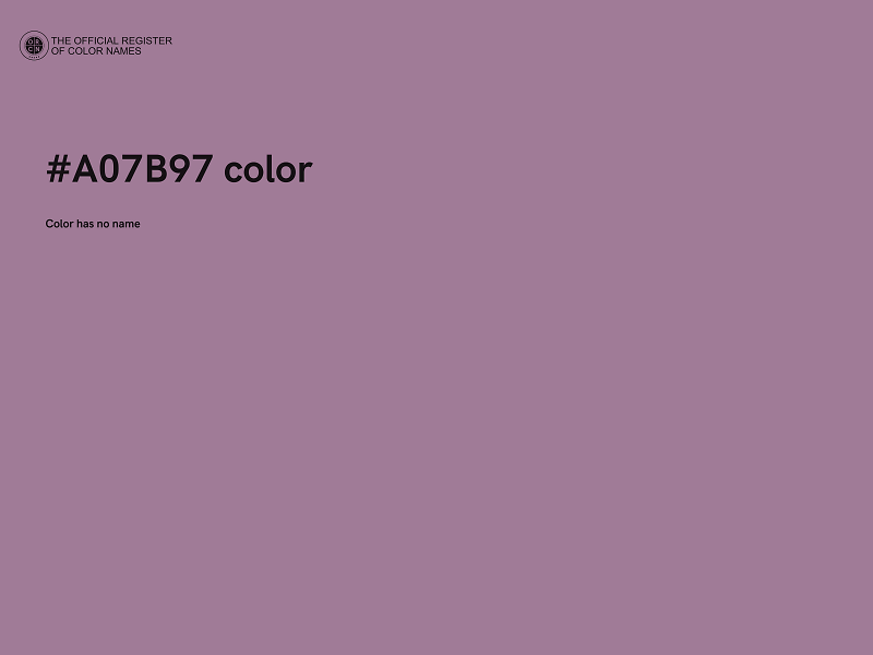 #A07B97 color image