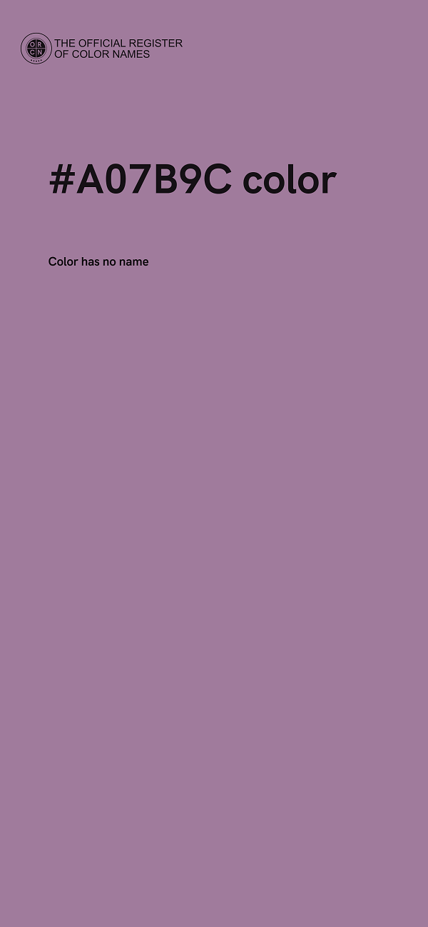 #A07B9C color image