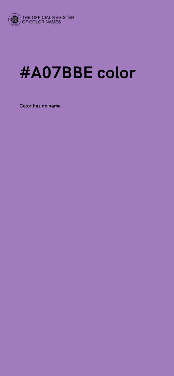 #A07BBE color image