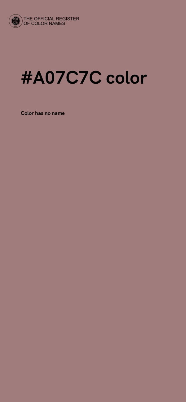 #A07C7C color image