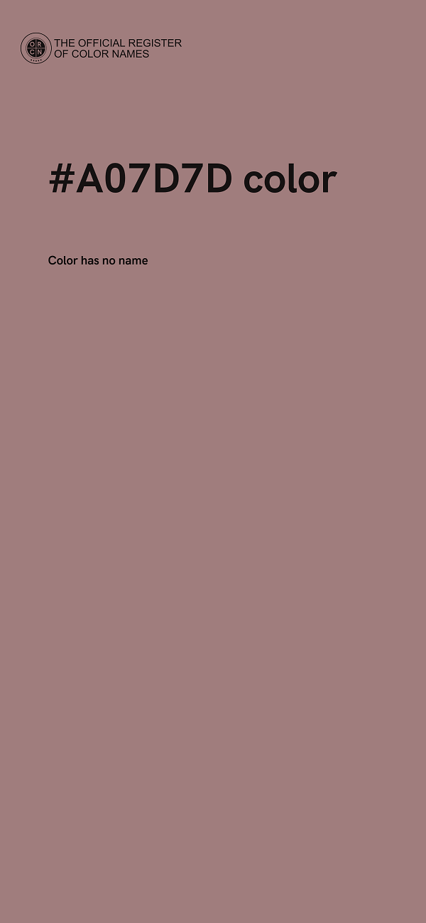 #A07D7D color image