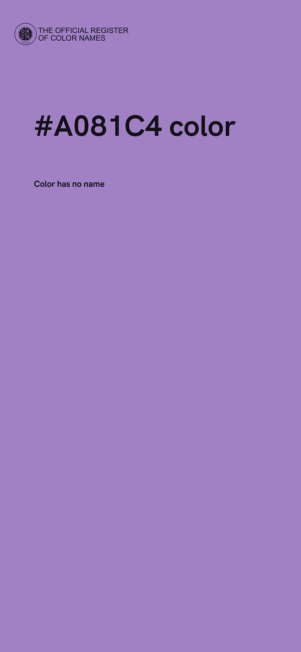 #A081C4 color image