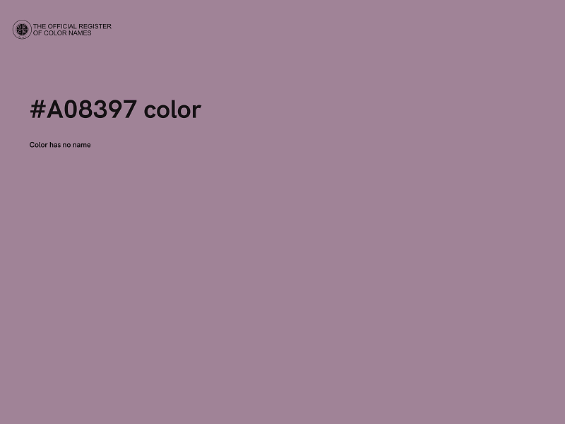 #A08397 color image